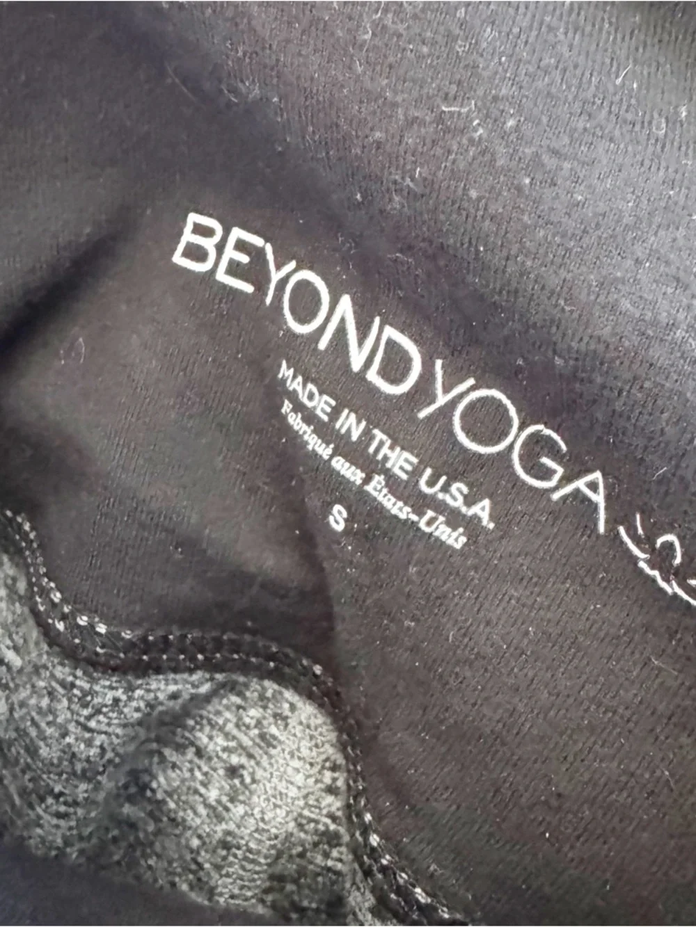 Beyond Yoga Space Dye Gray High-Rise Leggings
